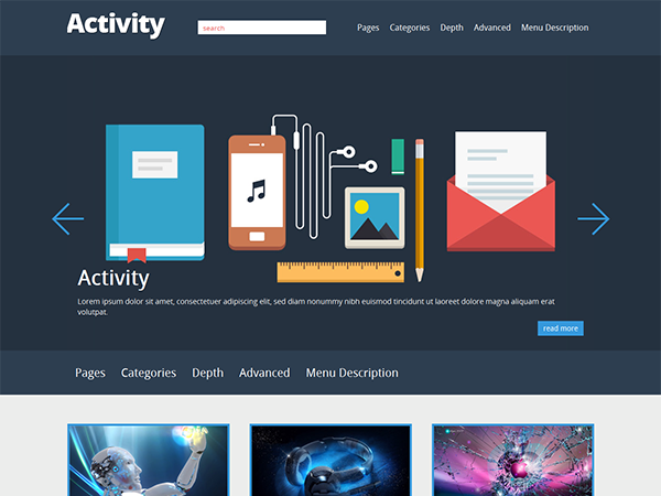 Activity Premium WordPress Theme