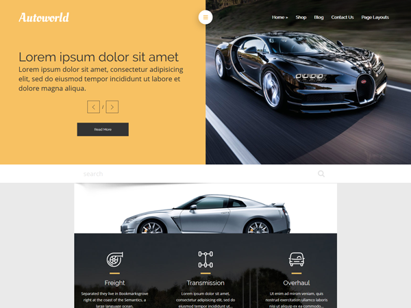 AutoWorld Premium WordPress Theme