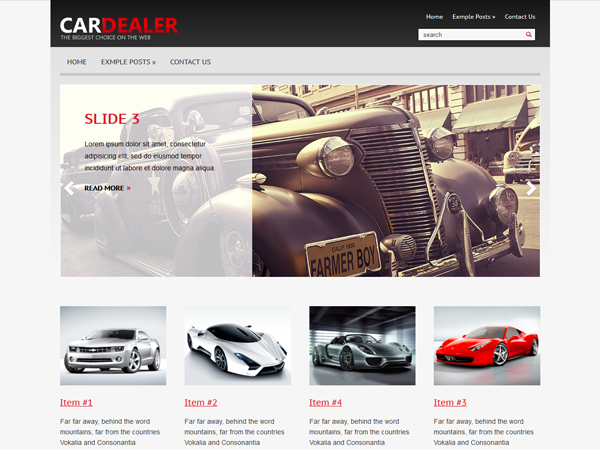 CarDealer Premium WordPress Theme