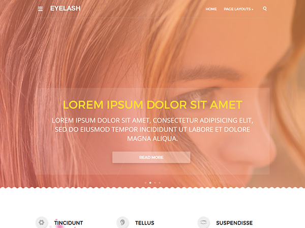 EyeLash Premium WordPress Theme