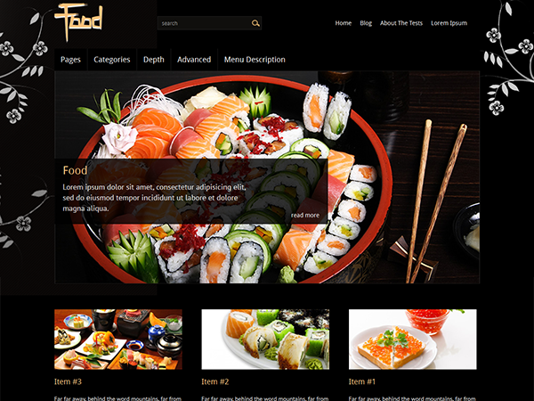 Food Premium WordPress Theme