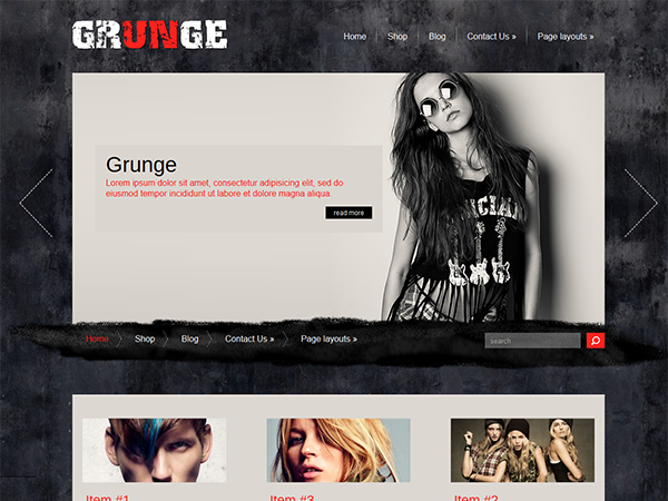 Grunge Premium WordPress Theme