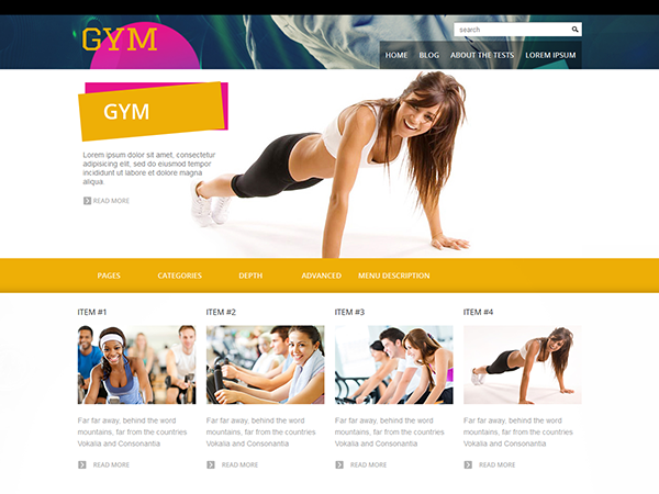 Gym Premium WordPress Theme
