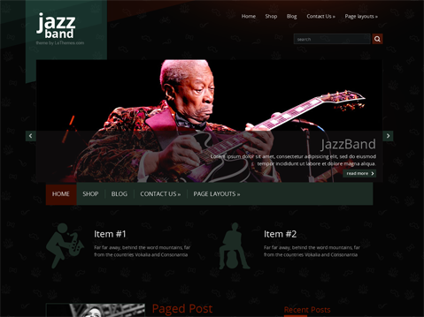 JazzBand Premium WordPress Theme