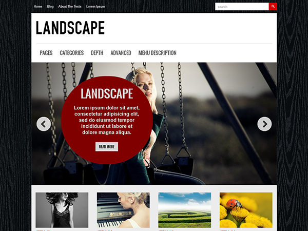 Landscape Premium WordPress Theme