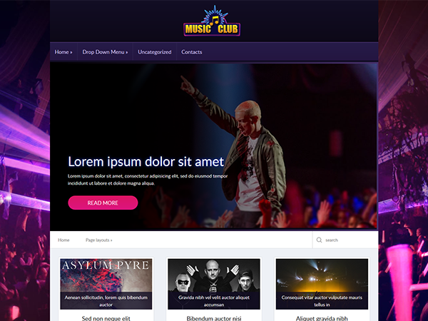 MusicClub Premium WordPress Theme