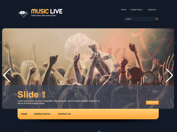 MusicLive Premium WordPress Theme