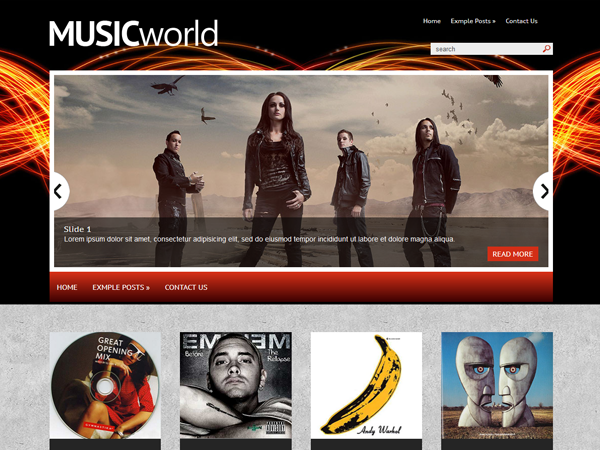 MusicWorld Premium WordPress Theme