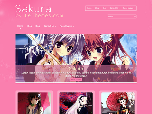 Sakura Premium WordPress Theme