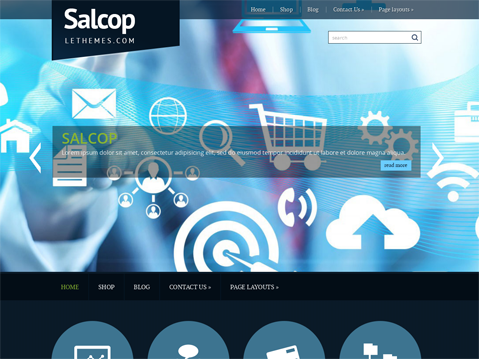 Salcop Premium WordPress Theme