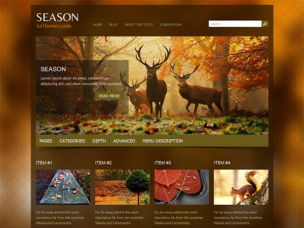 Season Premium WordPress Theme