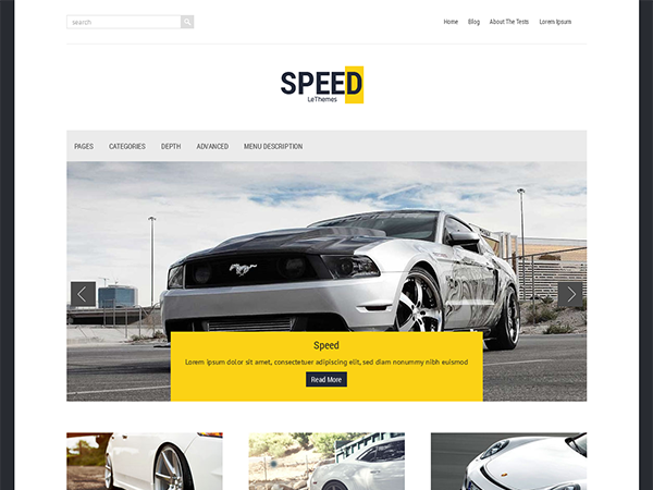 Speed Premium WordPress Theme