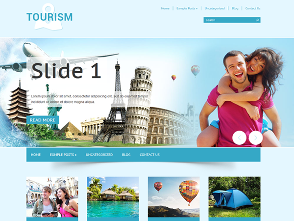 Tourism Premium WordPress Theme