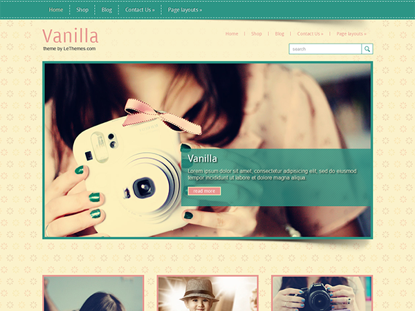 Vanilla Premium WordPress Theme