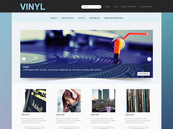 Vinyl Premium WordPress Theme