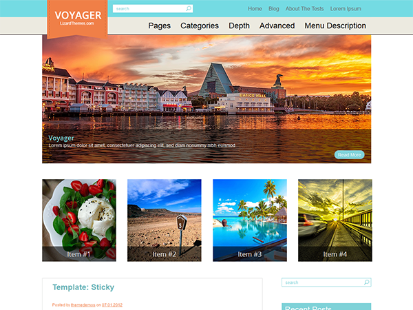 Voyager Premium WordPress Theme